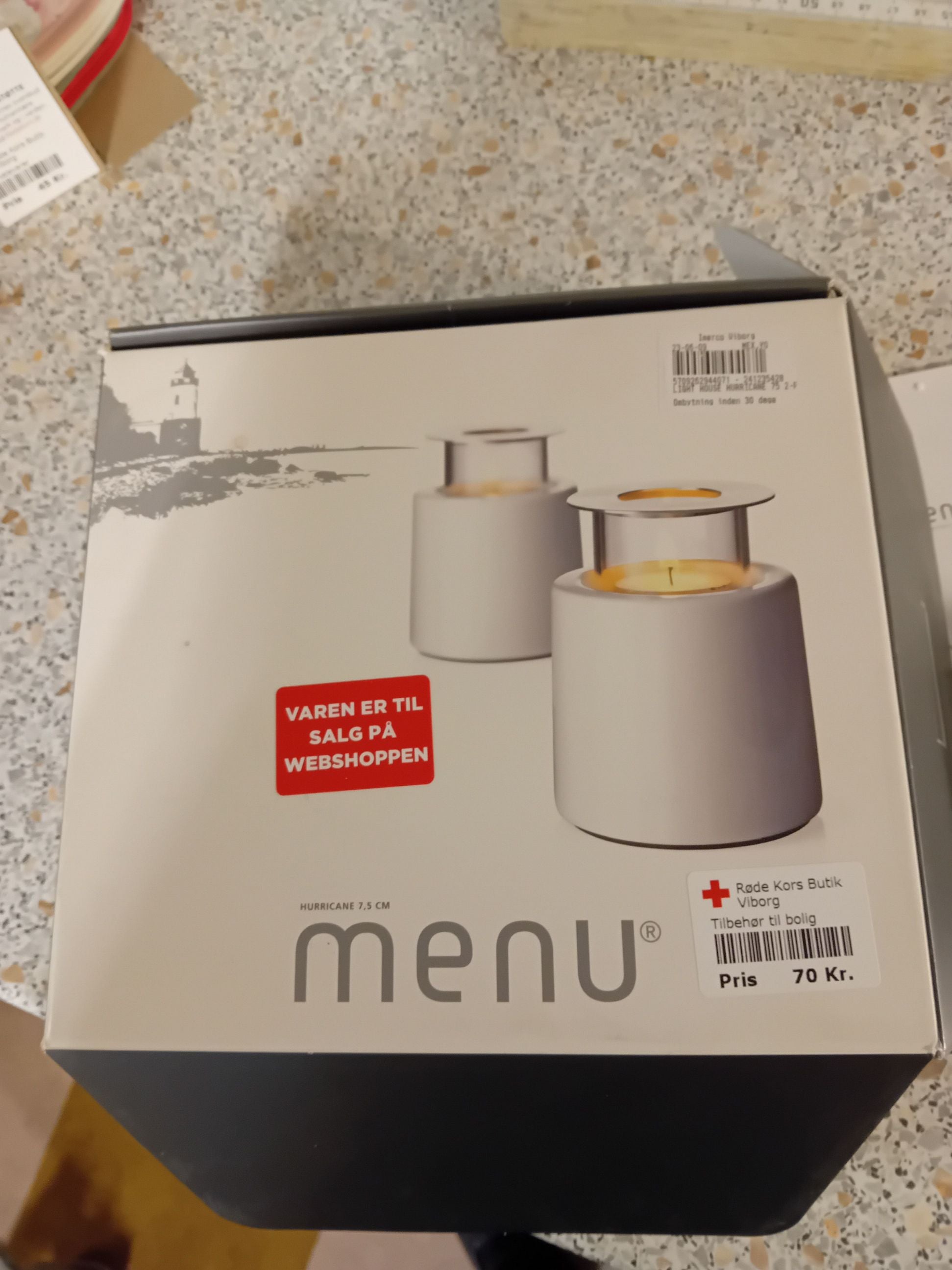 2 menu fyrfadslys